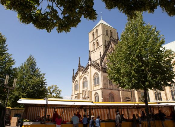 Nähe zum Wochenmarkt am Domplatz